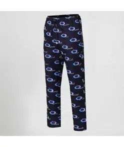 Pantalone elastico con cordino esterno microfibra stampata Garys
