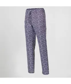 Pantalone elastico con cordino esterno microfibra stampata Garys