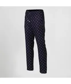 Pantalone elastico con cordino esterno microfibra stampata Garys
