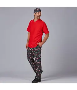 Pantalone microfibra stampato unisex Garys