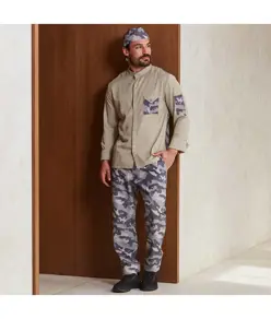 Pantalone microfibra stampato unisex Garys