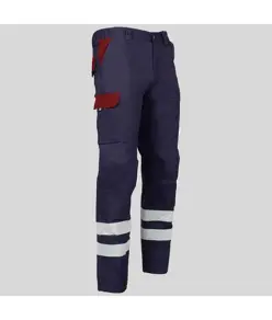 Pantalone multitasche con due bande catarifrangenti Garys Arce