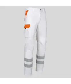 Pantalone multitasche con due bande catarifrangenti Garys Arce