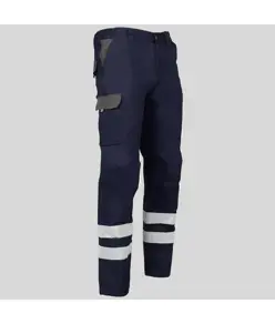 Pantalone multitasche con due bande catarifrangenti Garys Arce