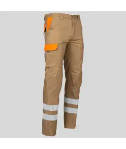 Pantalone multitasche con due bande catarifrangenti Garys Arce