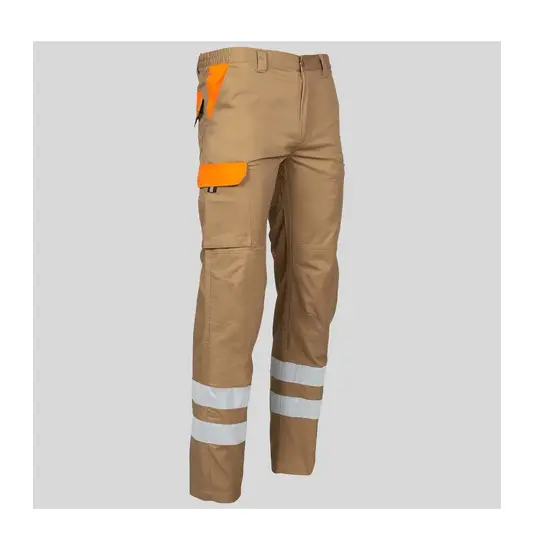 Pantalone multitasche con due bande catarifrangenti Garys Arce