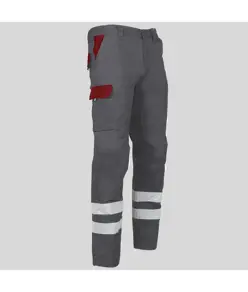 Pantalone multitasche con due bande catarifrangenti Garys Arce