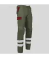Pantalone multitasche con due bande catarifrangenti Garys Arce