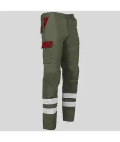Pantalone multitasche con due bande catarifrangenti Garys Arce