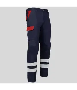 Pantalone multitasche con due bande catarifrangenti Garys Arce