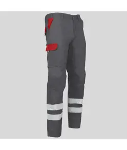 Pantalone multitasche con due bande catarifrangenti Garys Arce