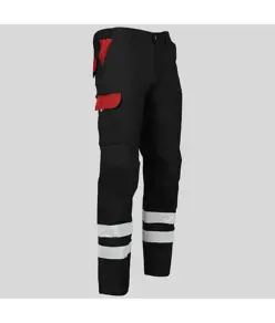 Pantalone multitasche con due bande catarifrangenti Garys Arce