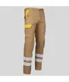 Pantalone multitasche con due bande catarifrangenti Garys Arce