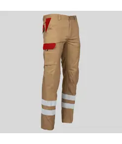 Pantalone multitasche con due bande catarifrangenti Garys Arce