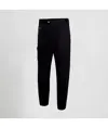Pantalone unisex con zip raso di cotone Garys