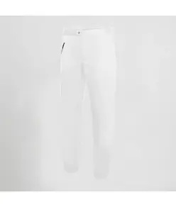 Pantalone unisex con zip raso di cotone Garys