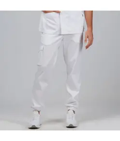 Pantalone unisex con zip raso di cotone Garys