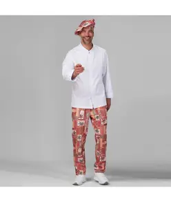 Pantalone unisex in cotone stampato Garys