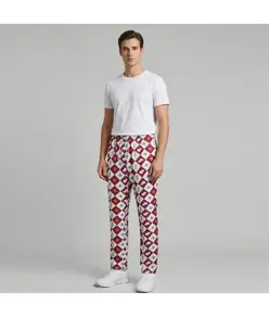Pantalone unisex in cotone stampato Garys