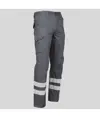 Pantalone unisex multitasche elastico con due bande riflettenti Garys Arce