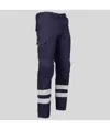Pantalone unisex multitasche elastico con due bande riflettenti Garys Arce