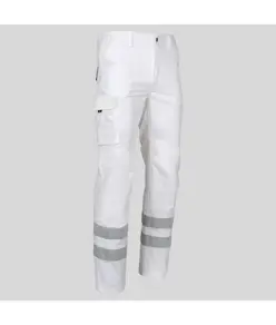 Pantalone unisex multitasche elastico con due bande riflettenti Garys Arce