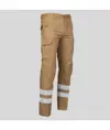 Pantalone unisex multitasche elastico con due bande riflettenti Garys Arce