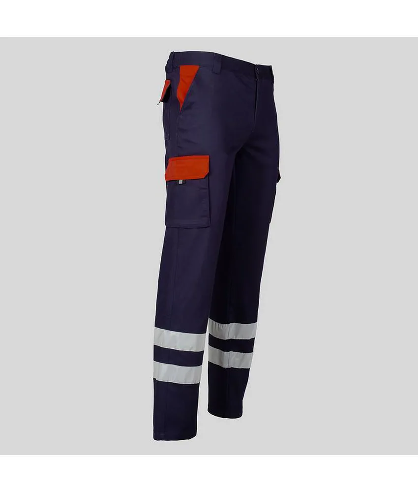 Pantalone unisex multitasche elastico Garys, 65% poliestere 33% co 2% elastan - con elastico posteriore in vita