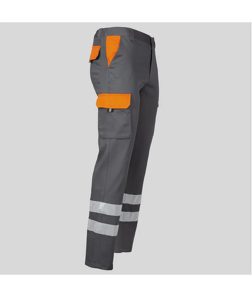 Pantalone unisex multitasche elastico Garys, 65% poliestere 33% co 2% elastan - con elastico posteriore in vita