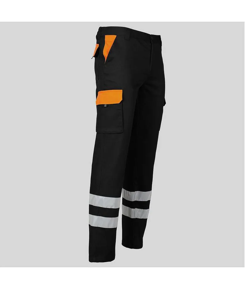 Pantalone unisex multitasche elastico Garys, 65% poliestere 33% co 2% elastan - con elastico posteriore in vita