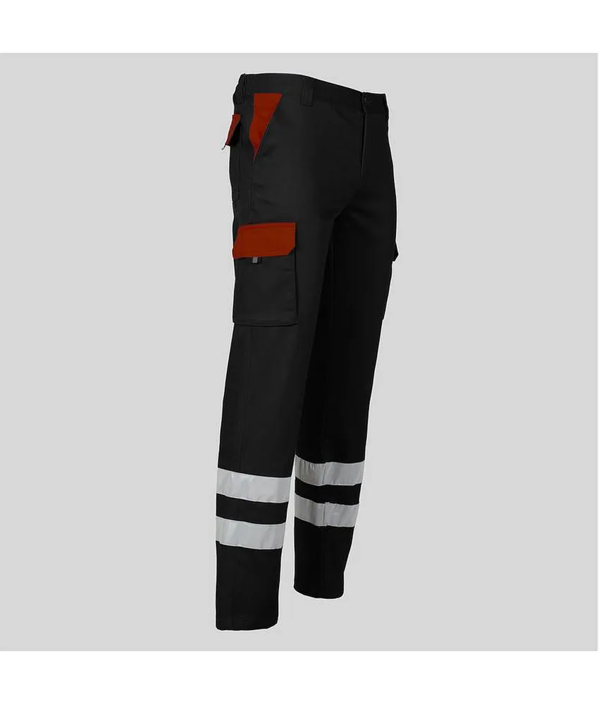 Pantalone unisex multitasche elastico Garys, 65% poliestere 33% co 2% elastan - con elastico posteriore in vita
