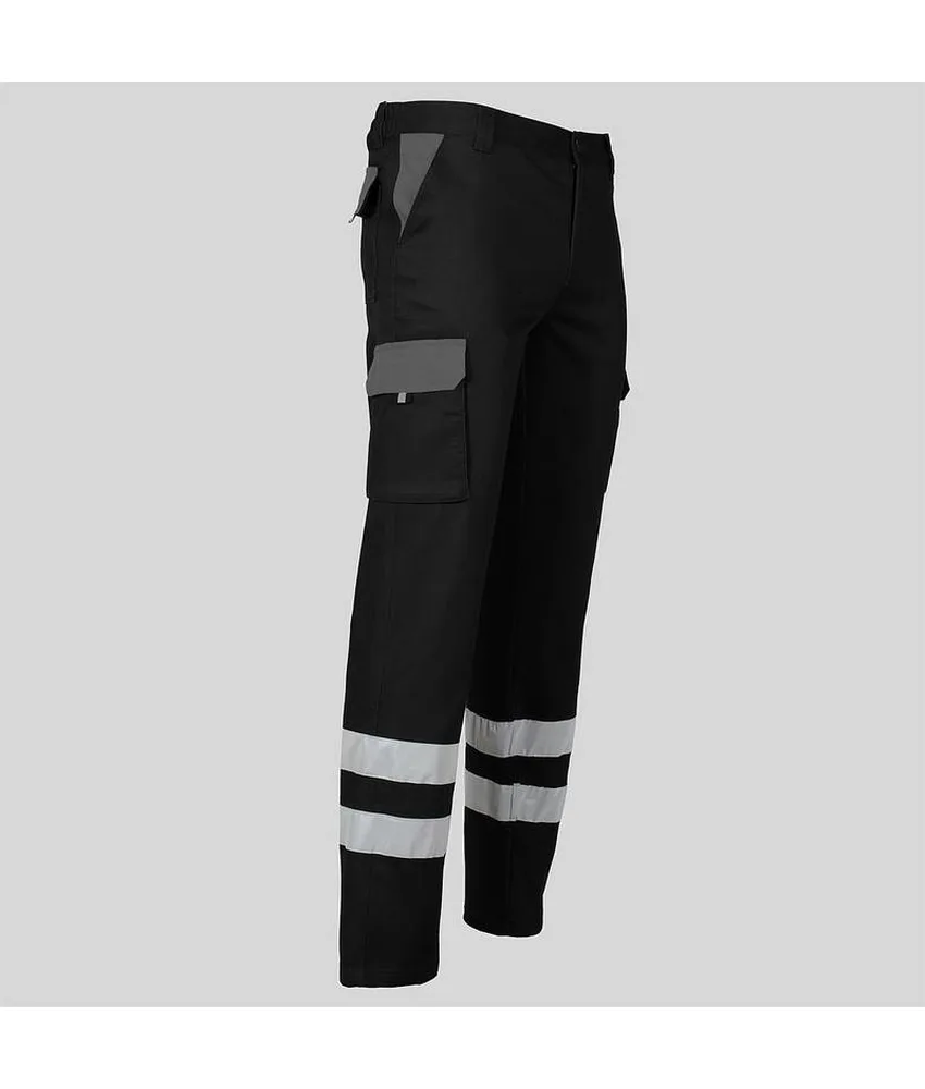 Pantalone unisex multitasche elastico Garys, 65% poliestere 33% co 2% elastan - con elastico posteriore in vita