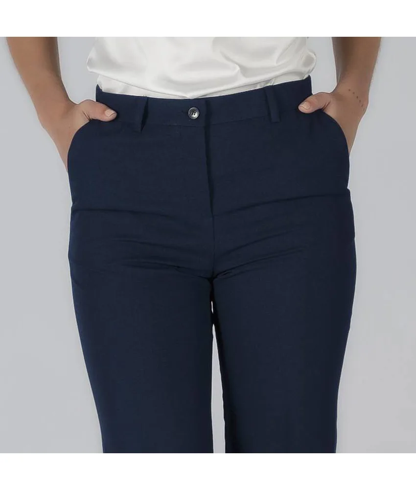 Pantaloni da donna con elastico posteriore Garys Trivial, 77% da poliestere - 20% da viscosa - 3% da elastan