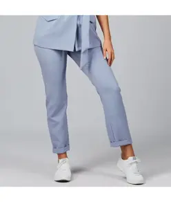 Pantaloni donna bielastici risvolto sul fondo Garys