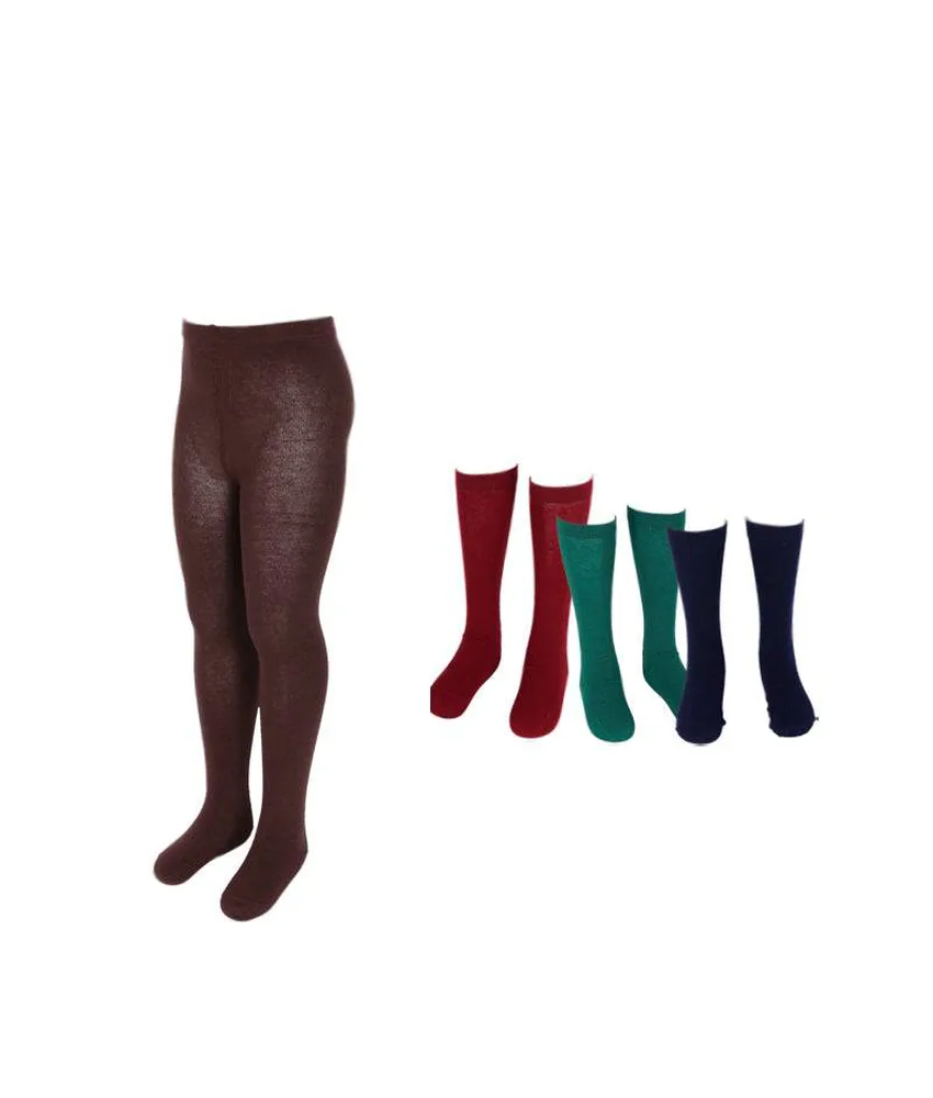 Plain mid -calf or knee-high socks Garys