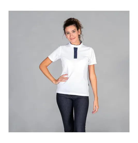 Polo donna con colletto jeans Garys redline