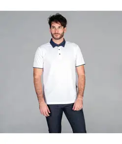 Polo uomo colletto chemisier jeans Garys redline