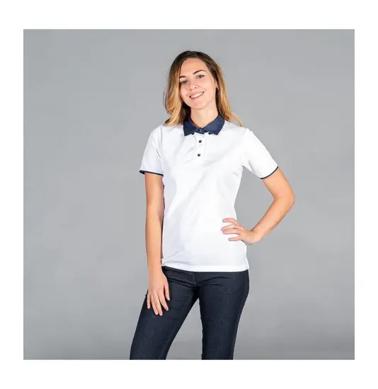 Polo uomo colletto chemisier jeans Garys redline
