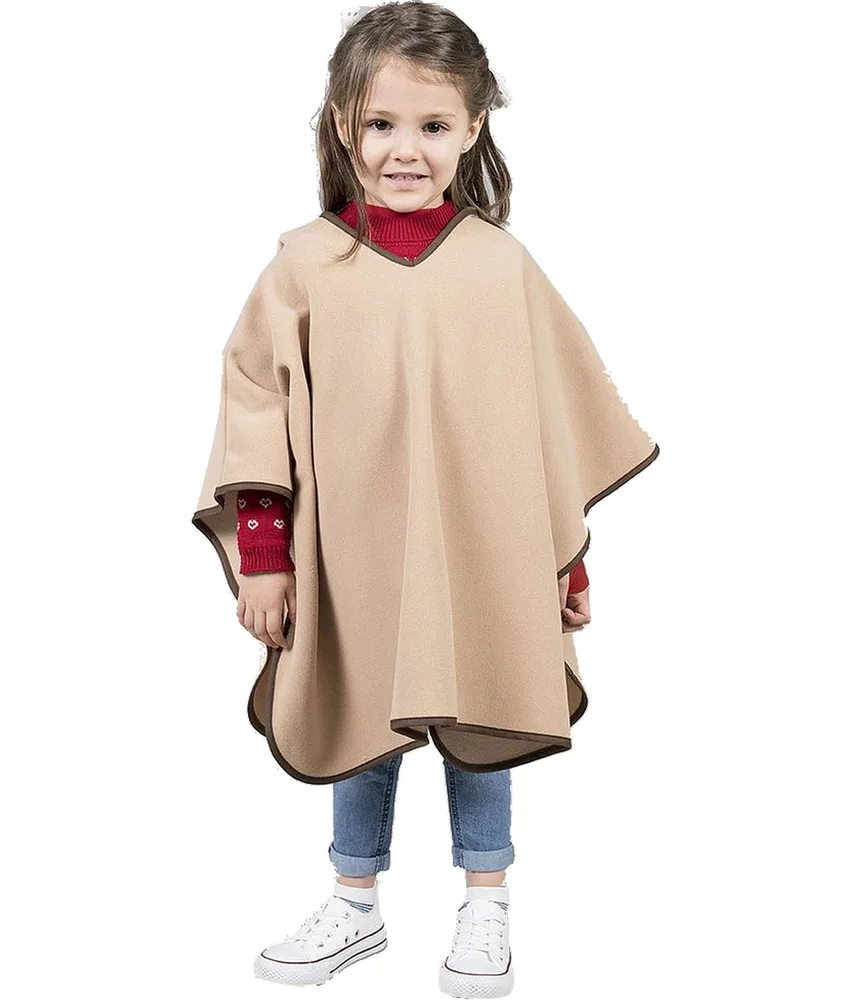 Poncho in pile per bambini Garys, con cappuccio