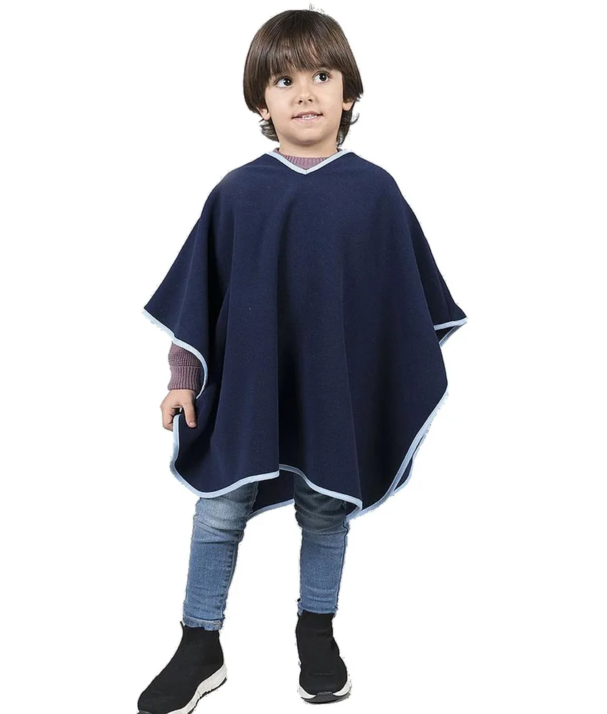 Poncho in pile per bambini Garys, con cappuccio