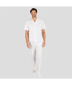 Set camicetta unisex con scollo a v / pantaloni di gomma pieni Garys Redline