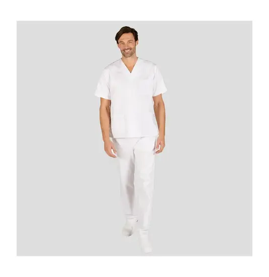 Set camicetta unisex con scollo a v / pantaloni di gomma pieni Garys Redline