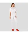 Set unisex abbottonato twill bianco Garys