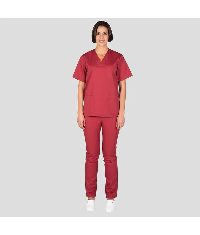 Set unisex scollo a v twill colori Garys