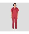 Set unisex scollo a v twill colori Garys