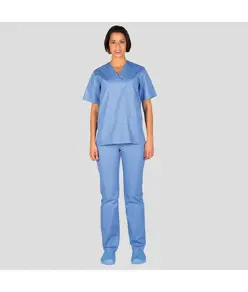 Set unisex scollo a v twill colori Garys