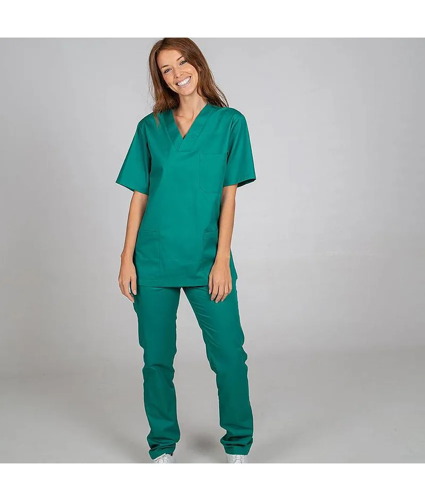 Set unisex scollo a v twill colori Garys