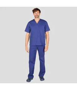 Set unisex scollo a v twill colori Garys