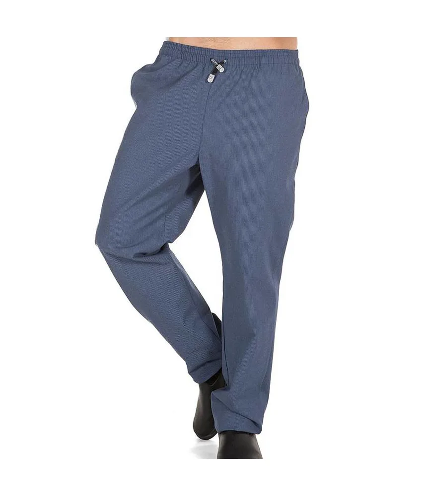 Thin canvas outer drawstring and elasticated trousers Garys