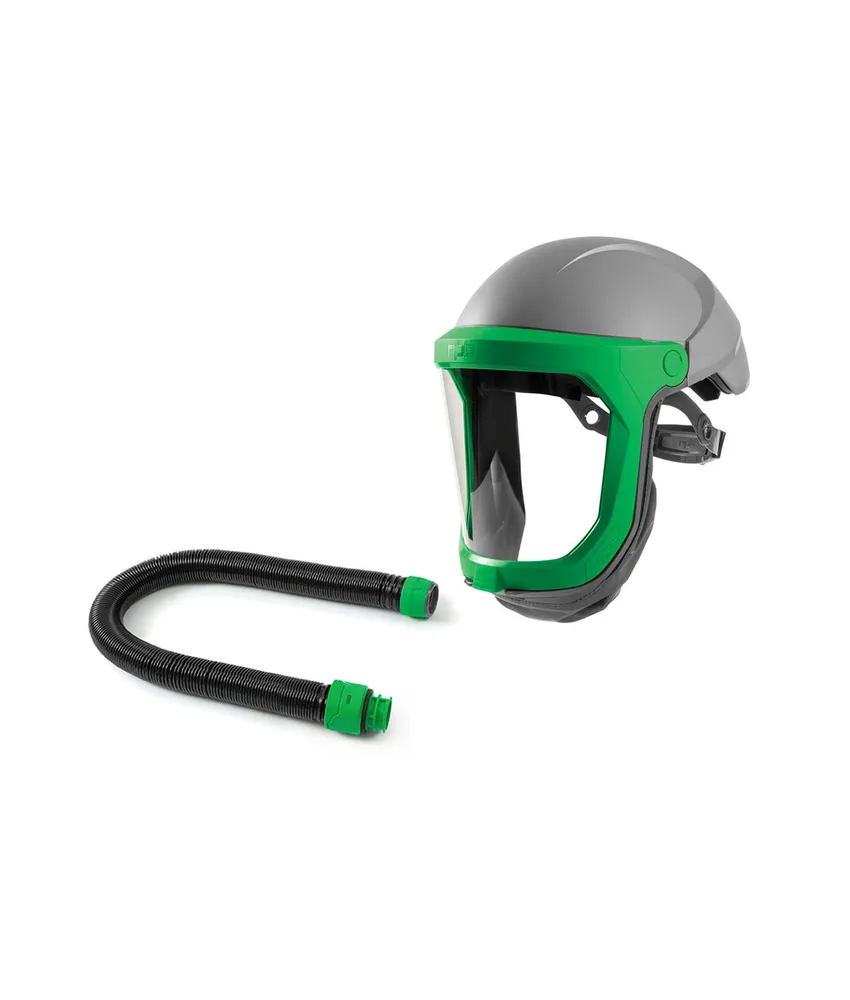 Elmetto per smerigliatura con sistema filtrante GVS Z-LINK, stato scuro: Tonalità selezionabili 9-13 - doppia distribuzione dell'aria